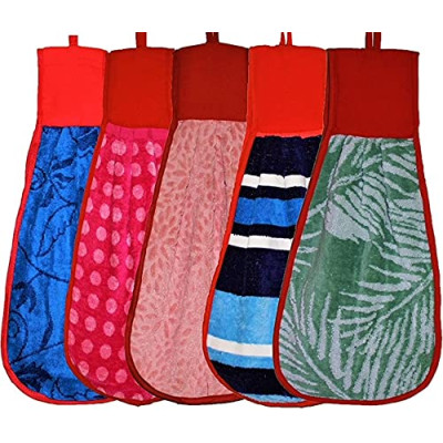 Hanging Towels for Kitchen and Washbasin (Set of Six) Hanging Towels for Kitchen and Washbasin (Set of Six)